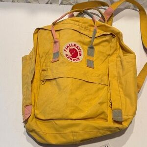 Fjallraven Yellow Kanken Backpack